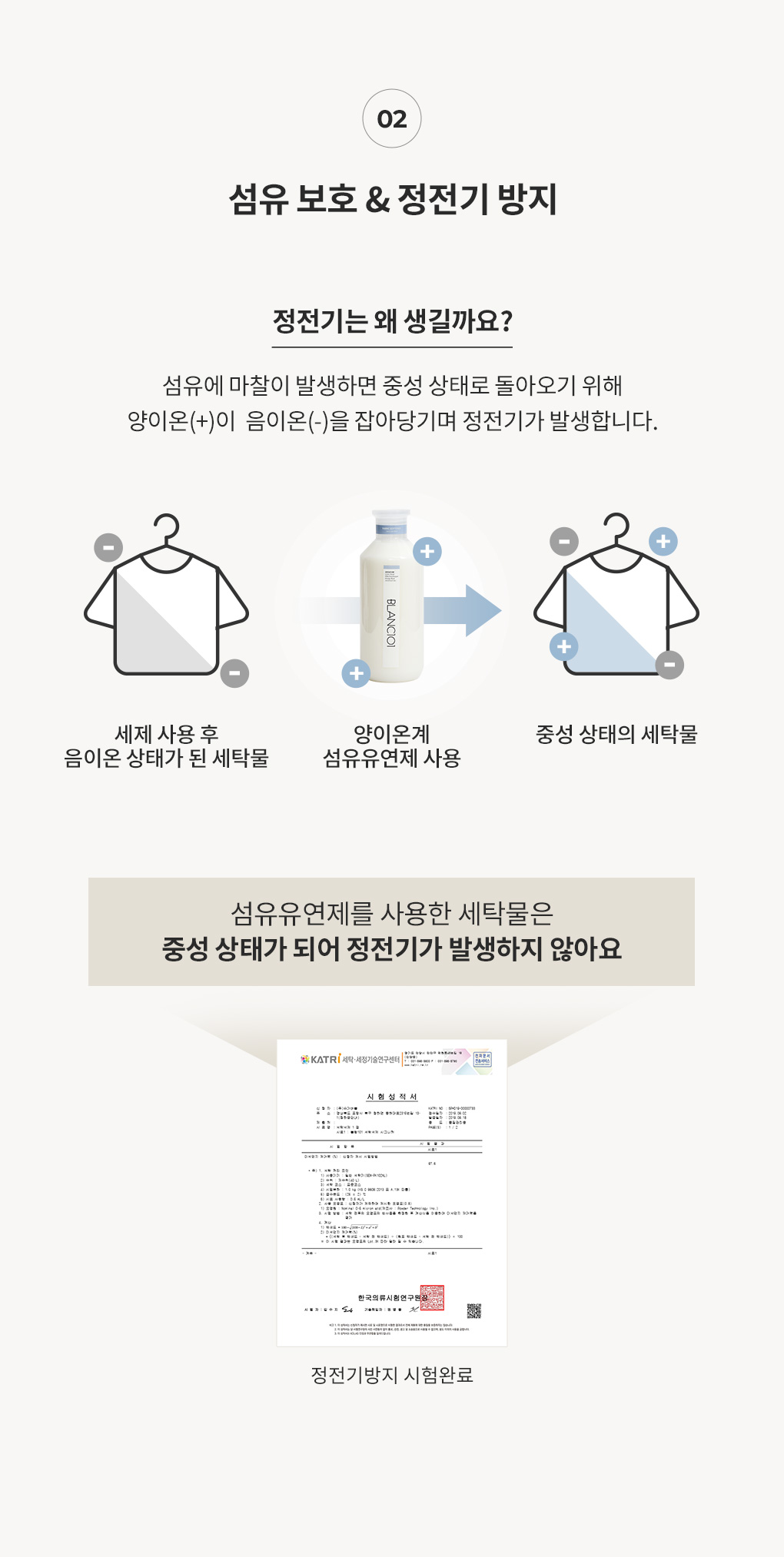 정전기 발생 원리와 블랑101 섬유유연제를 통한 정전기 방지 효과