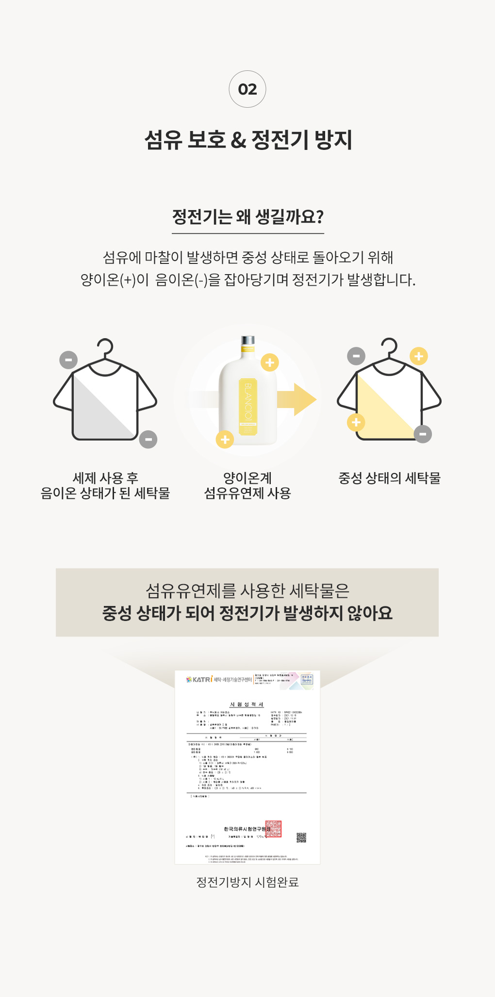 정전기 발생 원리와 블랑101 섬유유연제를 통한 정전기 방지 효과