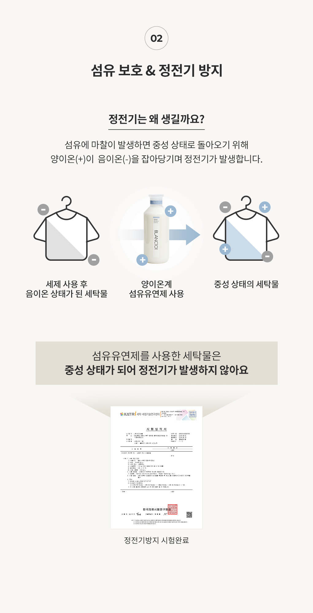 정전기 발생 원리와 블랑101 섬유유연제를 통한 정전기 방지 효과
