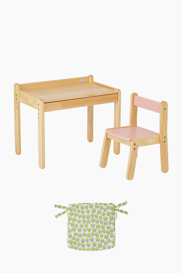 ★더블위크+더블적립★노스타 1인용 원목 유아 아기책상 의자 세트(+의자쿠션증정)